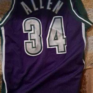 Authentic stitched Nike Ray Allen Milwaukee bucks